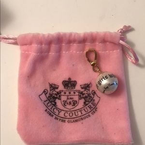 Juicy couture charm bracelet charm